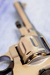 Image showing old revolver, close-up