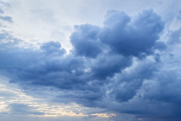 Image showing Clouds on sky