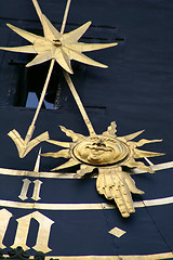 Image showing hands of clock on the city tower