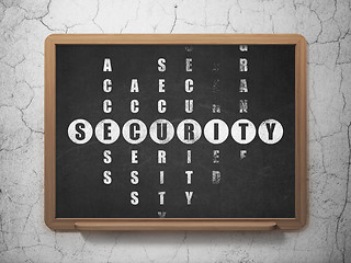 Image showing Security concept: Security in Crossword Puzzle