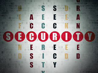 Image showing Security concept: Security in Crossword Puzzle