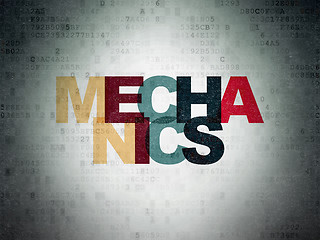 Image showing Science concept: Mechanics on Digital Paper background