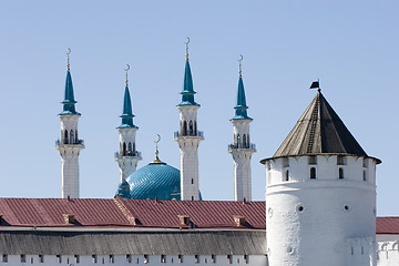 Image showing Qolsharif mosque minaret / Kremlin / Kazan