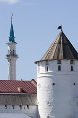 Image showing Qolsharif mosque minaret / Kremlin / Kazan