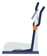 Image showing Elliptical cross trainer machine.