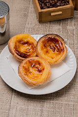 Image showing Portuguese Custard Tarts