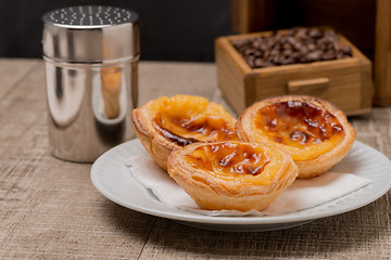 Image showing Portuguese Custard Tarts