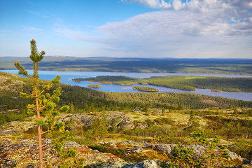 Image showing Mountain tundra in Lapland