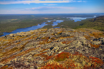 Image showing Mountain tundra in Lapland