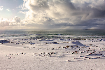 Image showing Winter hills Commander Islands