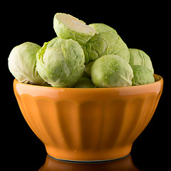 Image showing Fresh brussels sprouts