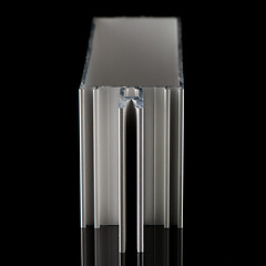 Image showing Aluminium profile sample