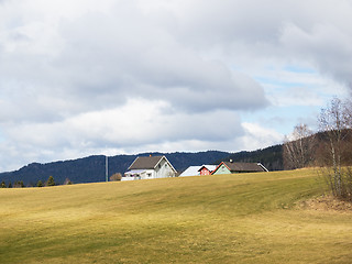 Image showing Farm and farmland in Norway