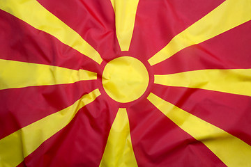 Image showing Flag of Macedonia