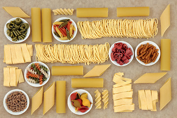 Image showing Healthy Italian Pasta Collection