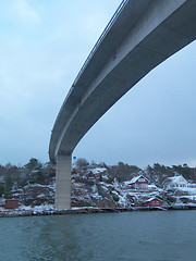 Image showing the bridge between orust and tjorn