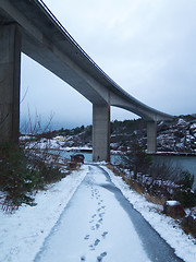 Image showing the bridge between orust and tjorn