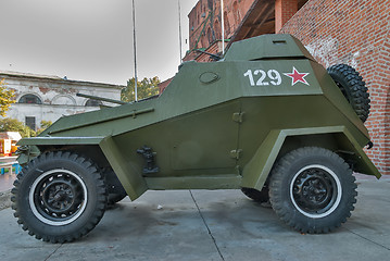 Image showing military armored car of BA-64. Russia