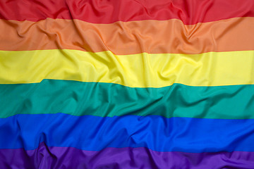 Image showing Rainbow flag for background