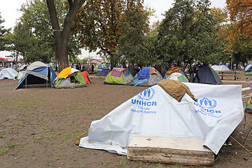 Image showing Syrian Refugees Camp