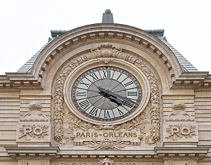 Image showing Paris Orleans Clock
