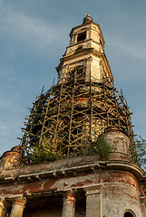 Image showing Church belltower of Nikita Velikomuchenik. Russia