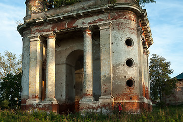 Image showing Church belltower of Nikita Velikomuchenik. Russia