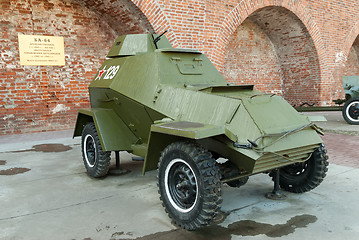 Image showing military armored car of BA-64. Russia