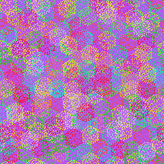 Image showing Seamless texture of  abstract colorful berries