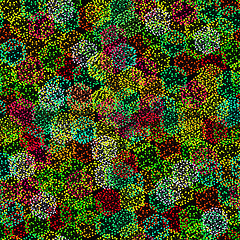 Image showing Seamless texture of  abstract colorful berries