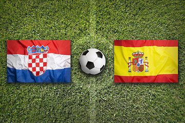 Image showing Croatia vs. Spain, Group D