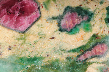 Image showing ruby mineral texture 