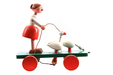 Image showing old wooden toy 