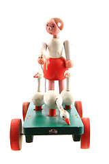 Image showing old wooden toy 