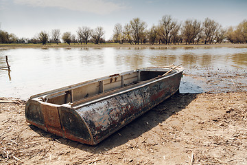 Image showing Boat at the riverside