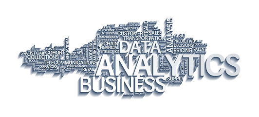 Image showing Illustration of analytics business analysis