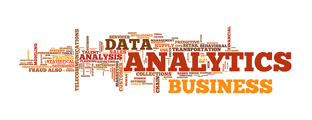 Image showing Illustration of analytics business analysis