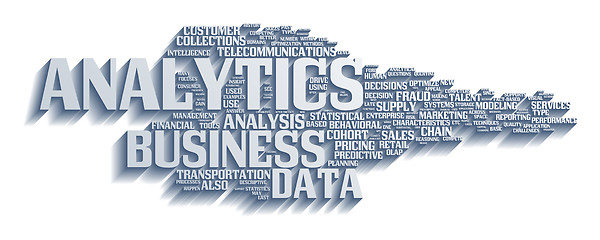 Image showing Illustration of analytics business analysis