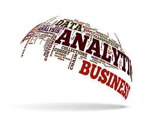 Image showing Illustration of analytics business analysis