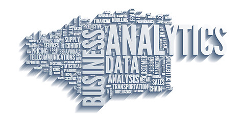 Image showing Illustration of analytics business analysis