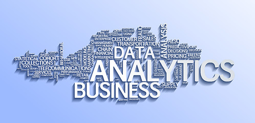 Image showing Illustration of analytics business analysis