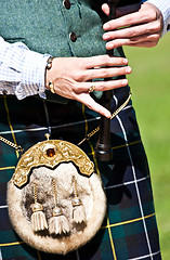 Image showing Scottish bagpipe