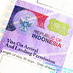 Image showing Indonesia Visa