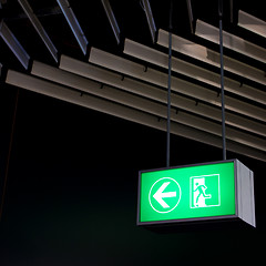 Image showing Emergency Exit