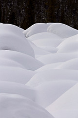 Image showing Mountain Snow Moguls