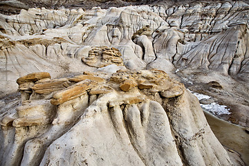 Image showing Badlands Alberta  hoo doo