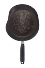 Image showing Broken old pan isolated