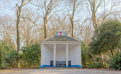 Image showing Very old gazebo