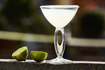 Image showing Cocktail in margarita glass 