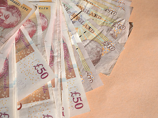 Image showing GBP Pound notes